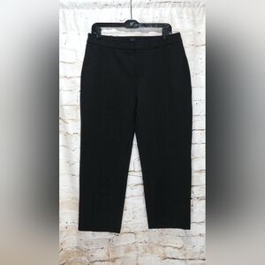 NWT Pintuck Straight Leg Trouser Size 14S  in Black Onyx by Eloquii